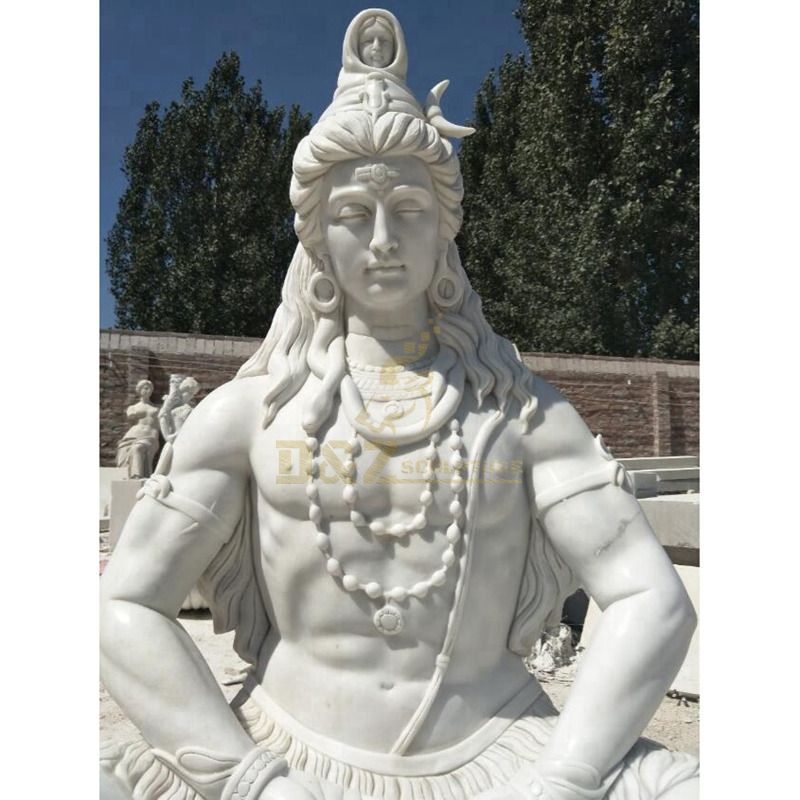 Life Size Lord Shiva Statue Home Garden Decoration