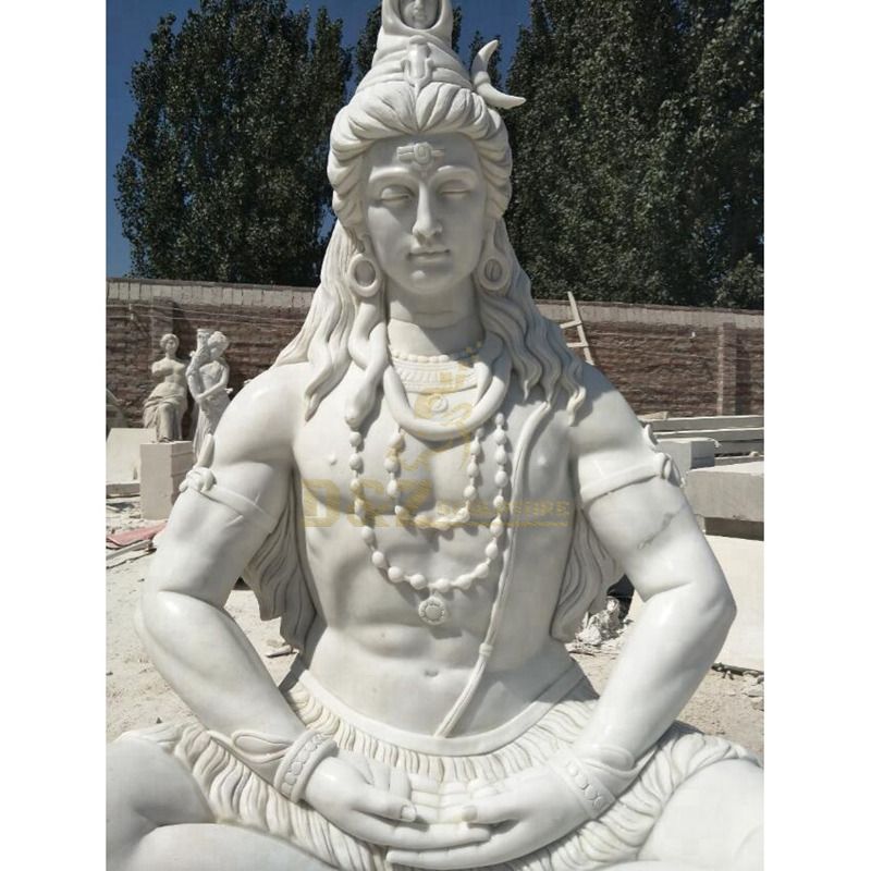 Brand New Marble Carved Lord Shiva Statue