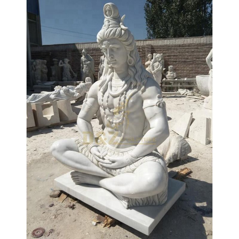 Brand New Marble Carved Lord Shiva Statue