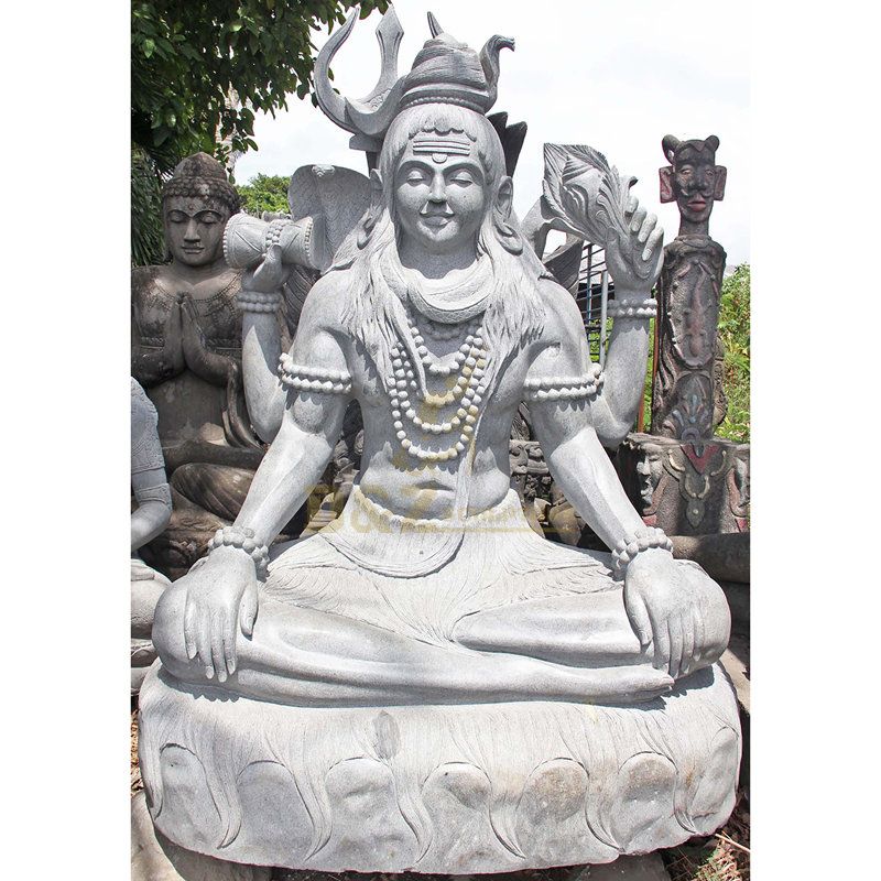 Lord Shiva Statue India Religious God Sculpture