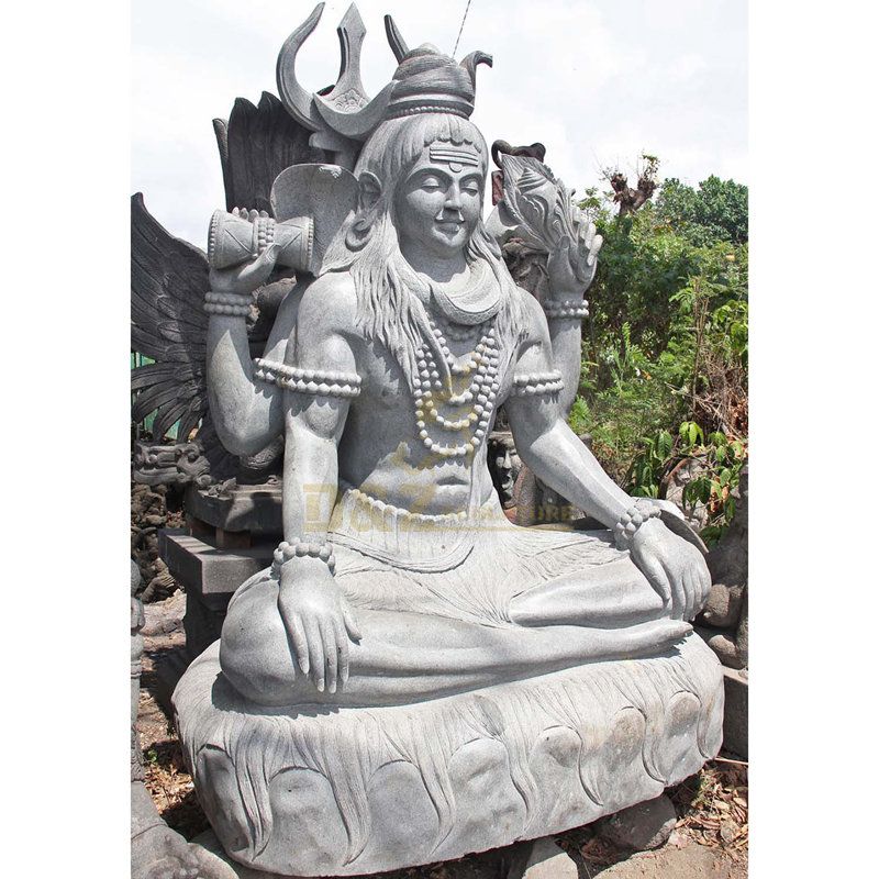 Lord Shiva Statue India Religious God Sculpture