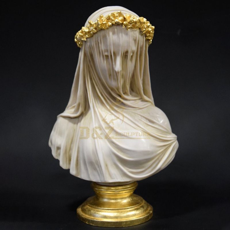 Famous Artwork Indoor Decoration Vield Virgin Marble Bust Statue