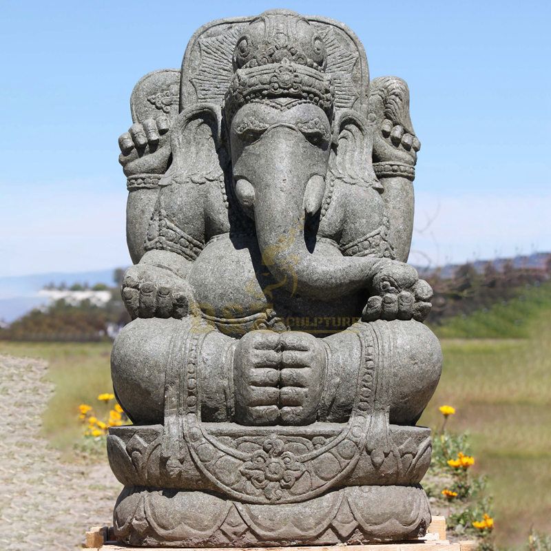 Stone Ganesha Sculpture Hand carving Statue