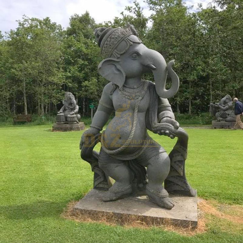 Indian Elephane Lord Ganesha Statue Decor