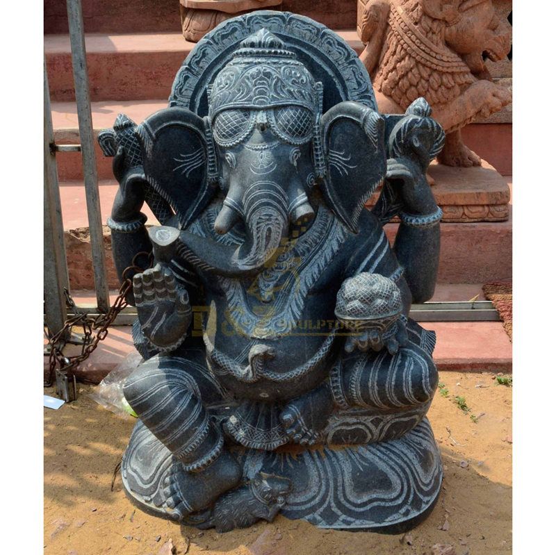 Religion Decoration Elephant Gods Idol Indian Ganesha Statue