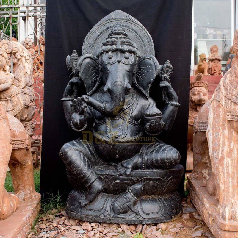 Religion Decoration Elephant Gods Idol Indian Ganesha Statue