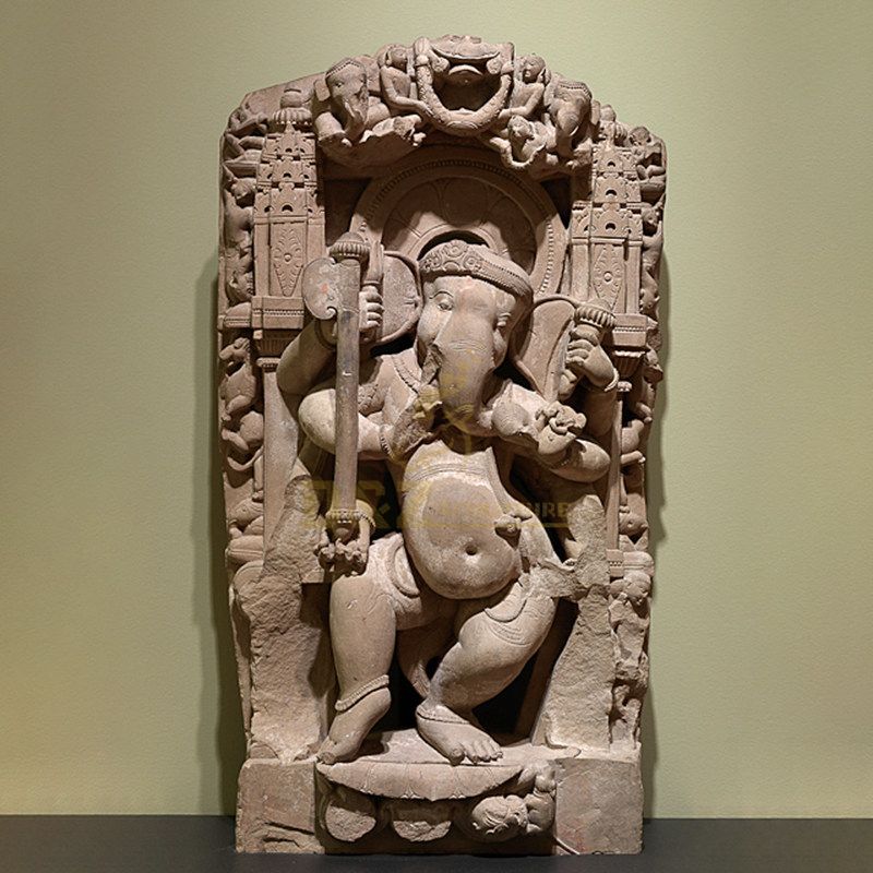 Family Elephant Decoration Hindu God Statues