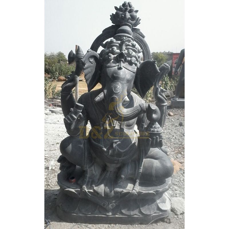 Handmade Indian Ganesha Statue Elephant Sculpture