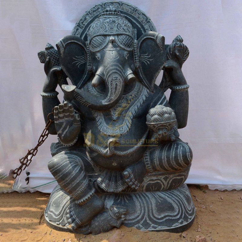 Family Elephant Decoration Hindu God Statues