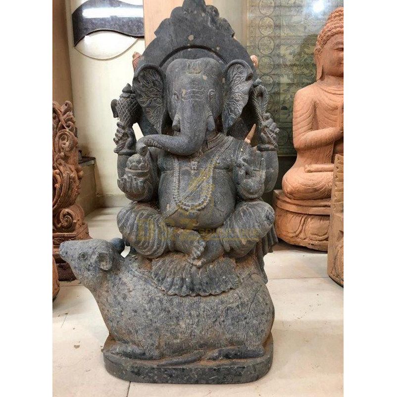 Family Elephant Decoration Hindu God Statues