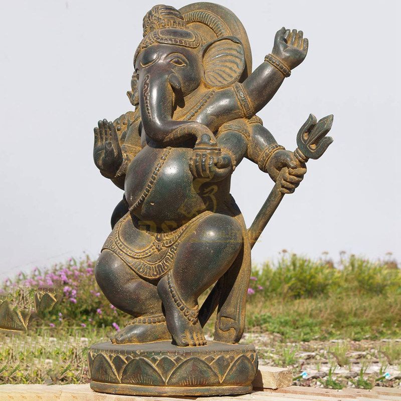 Handcrafted Decorative Hindu Gods Idol Bronze Lord Ganesha Statue