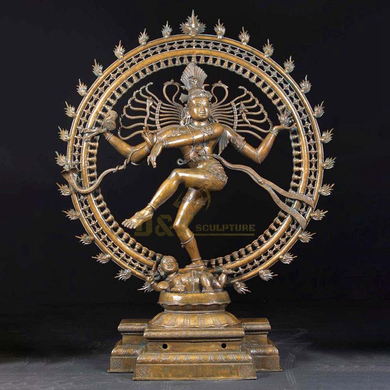 Antique Bronze Lord Shiva Sculpture Nataraja Statue