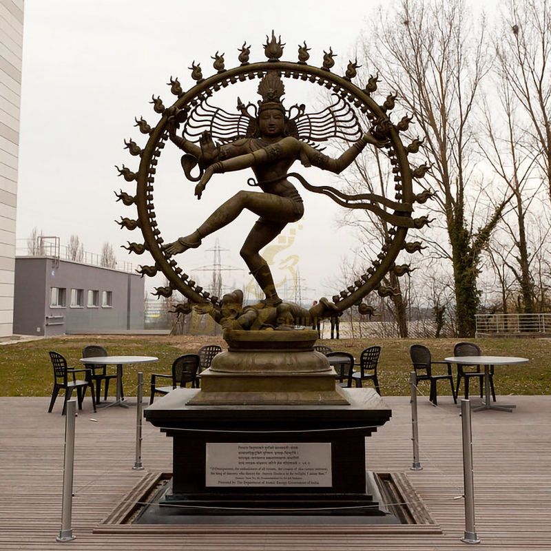 India Religious Buddha Statue Bronze Nataraja Sculpture