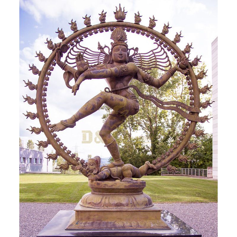 Antique Bronze Lord Shiva Sculpture Nataraja Statue