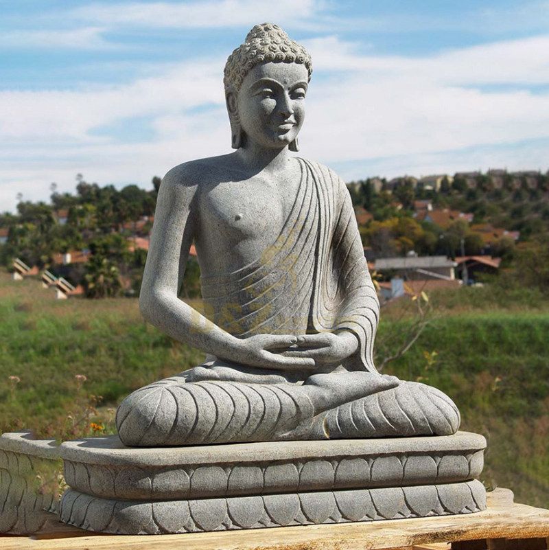 Large Size Religious Buddhism Theme Stone Marble Buddha Sculpture