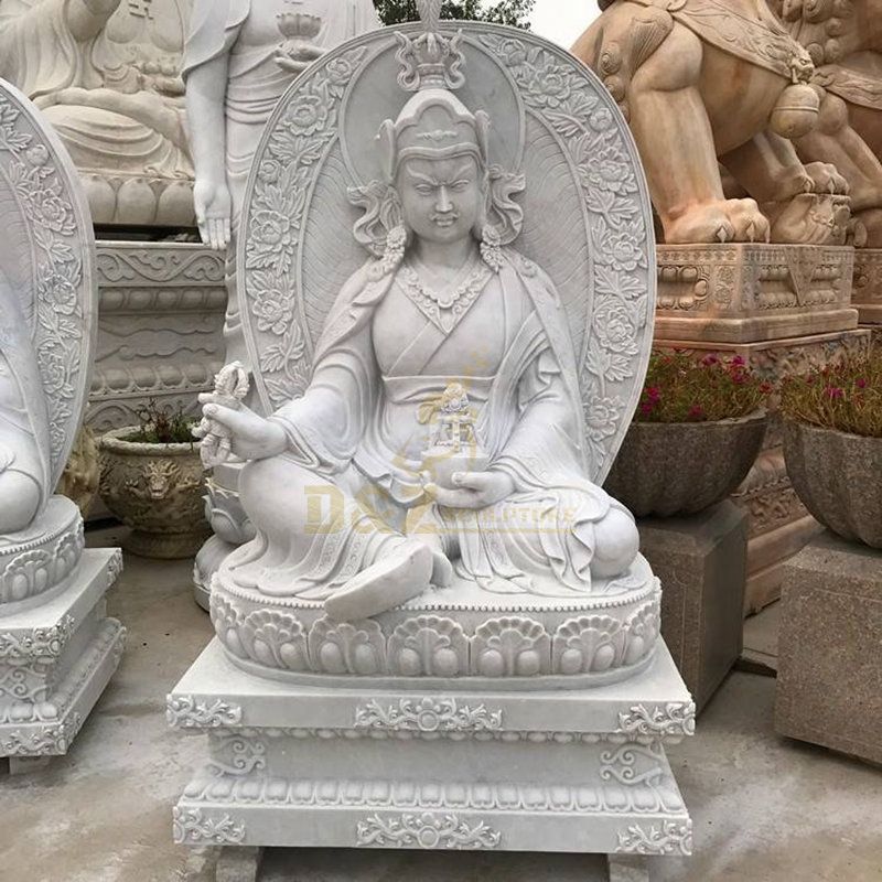 Large Size Religious Buddhism Theme Stone Marble Buddha Sculpture