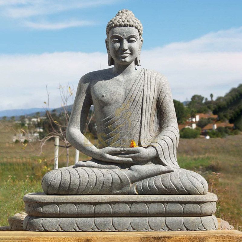 Outdoor Large Marble Stone Buddha Statues