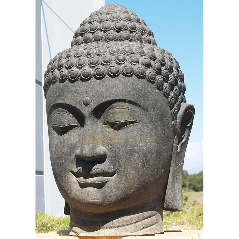 Bronze Buddha Head Statue Buddhism Sculpture Large Thailand Buddhist