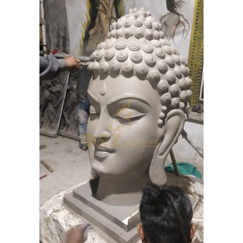 Factory Price Lifelike Bronze Buddha Statue Head Big Size Statue