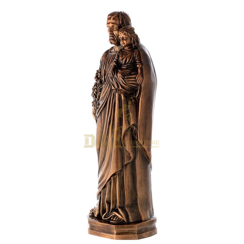 Catholic Life Size Bronze Saint Joseph Garden Statue Suppliers
