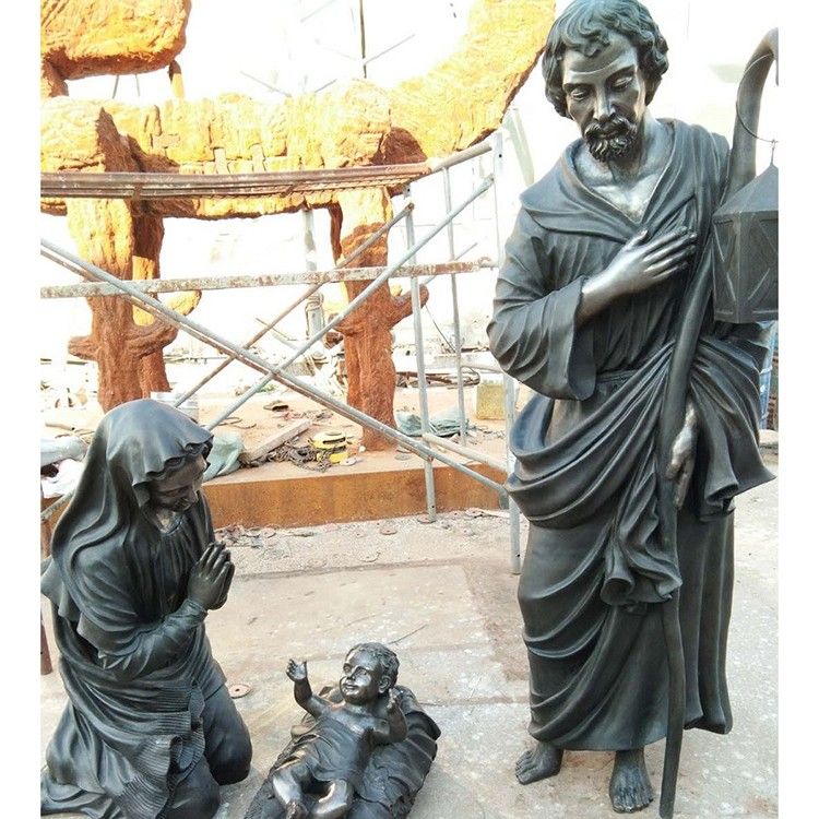 Life-size statues of Holy Family Mary St. Joseph Jesus for sale