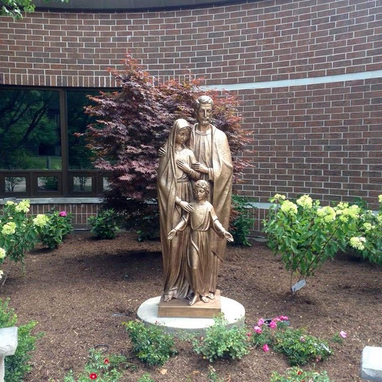 Holy family statue