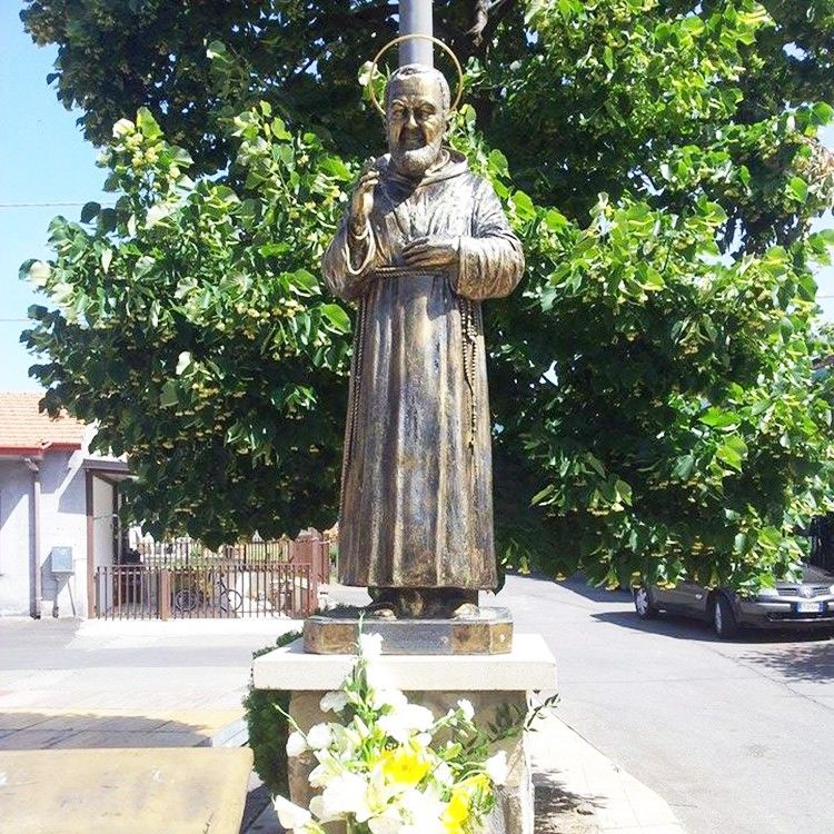 Custom Statue St Padre Pio Figurine Catholic sculpture