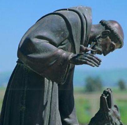 saint francis statue garden