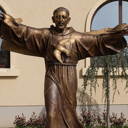 st francis outdoor statue