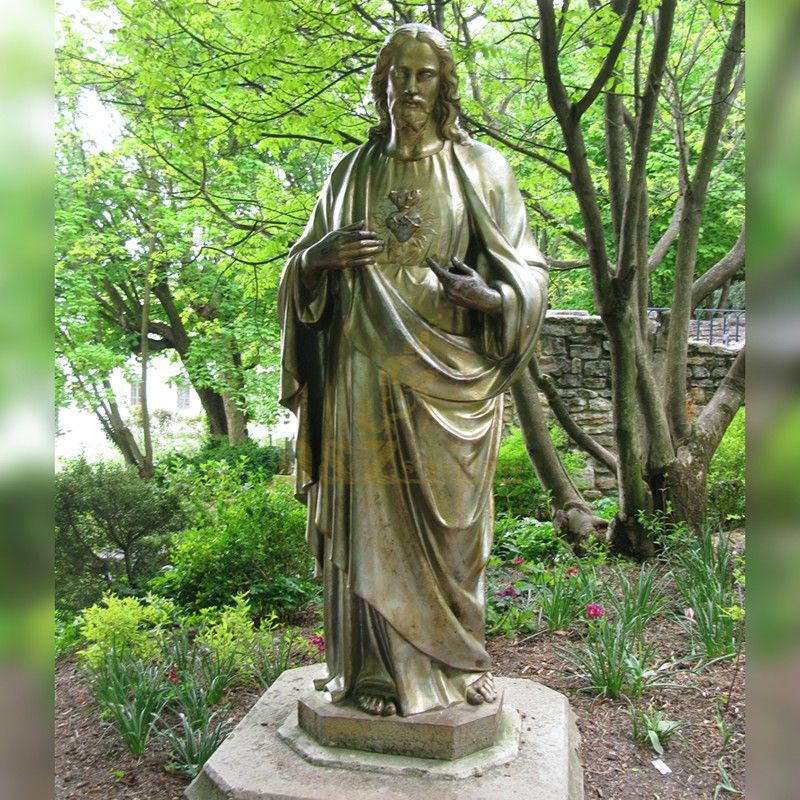 New design custom wholesale catholic jesus statue Bronze Sculpture