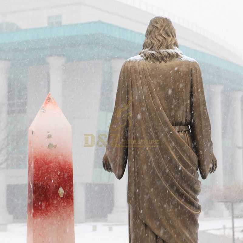 jesus statue bronze