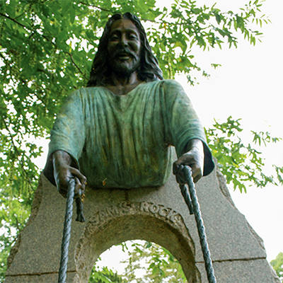large outdoor jesus statues