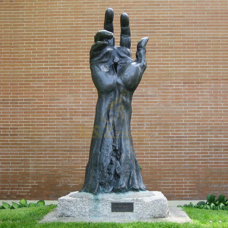 jesus hand sculpture