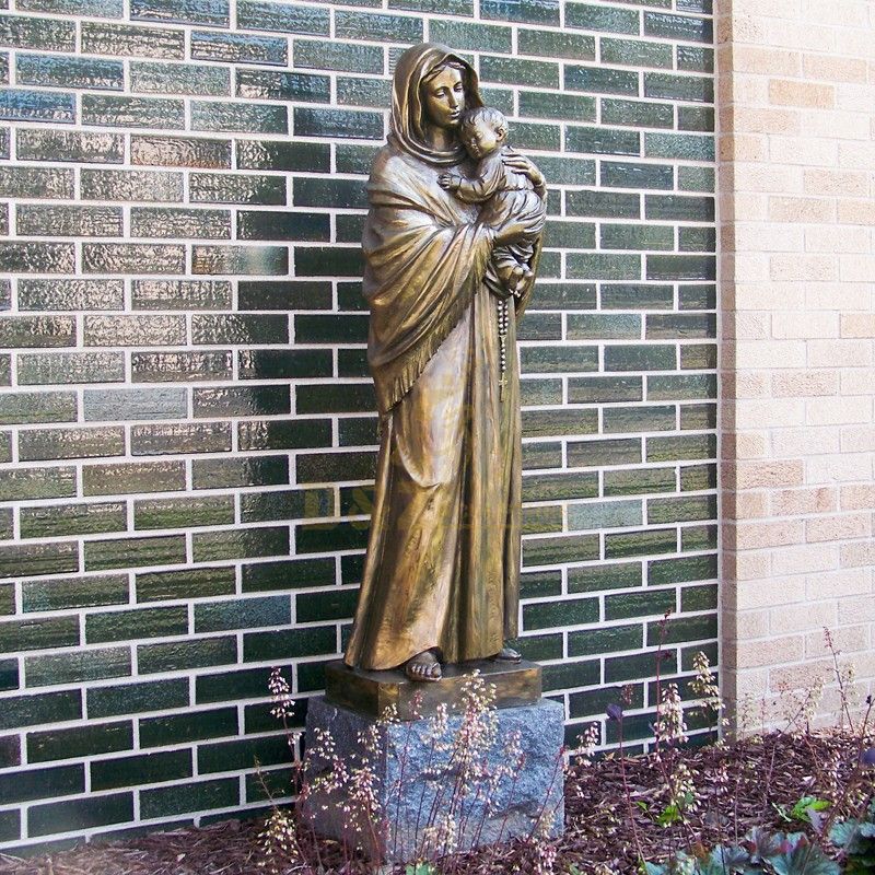 jesus and mother mary statue