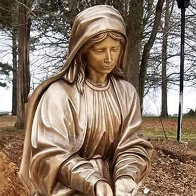 outdoor statue of mary