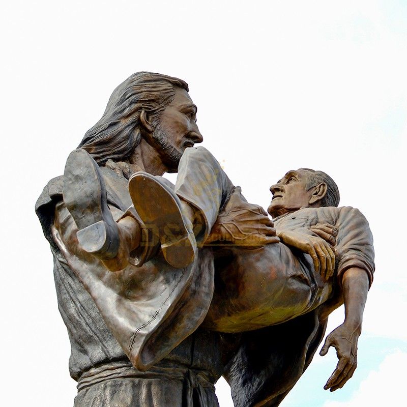 large outdoor jesus statue