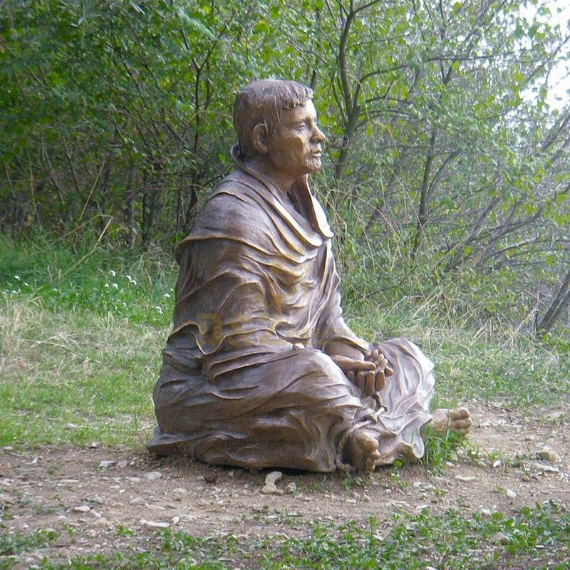 Hot sale st. francis of assisi sculpture garden for prayer and meditation