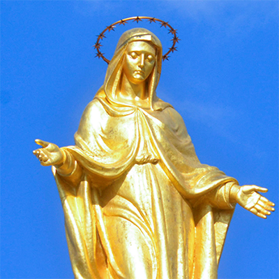 mary statue for garden