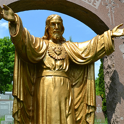 jesus statue for garden