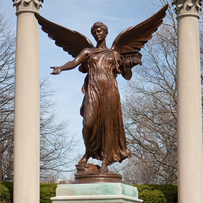 angel statue garden