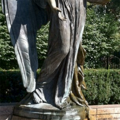 bronze angel statue