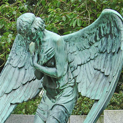 angel gravestone