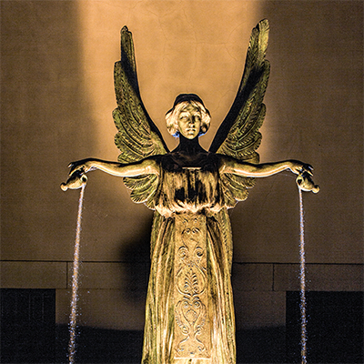 angel statue decoration