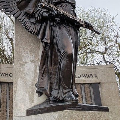 angel bronze sculpture