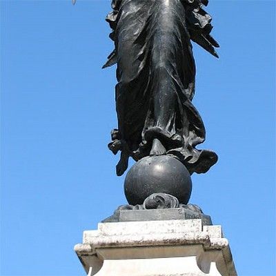 brass statue sculpture angel