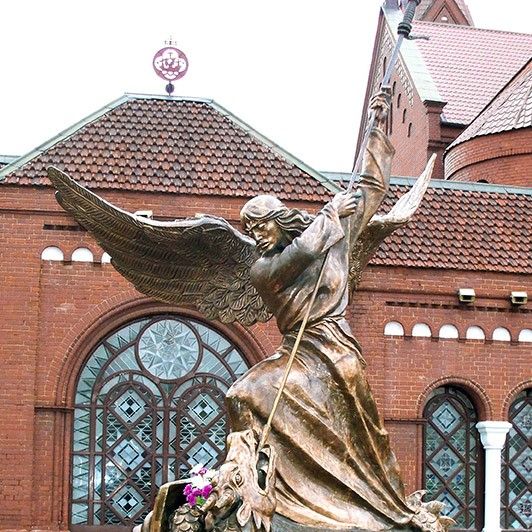 saint michael statue