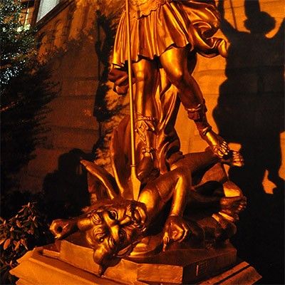 st michael sculpture