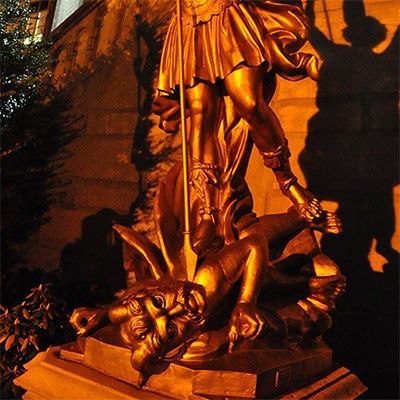 st michael sculpture