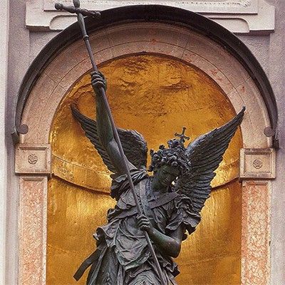 archangel michael statue