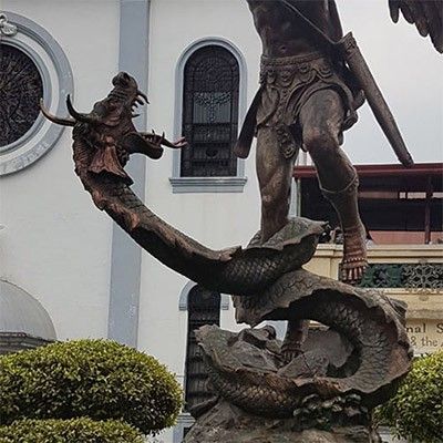 saint michael statue germany